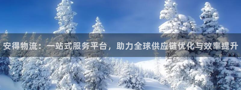 旺财28官网版2024：安得物流：一